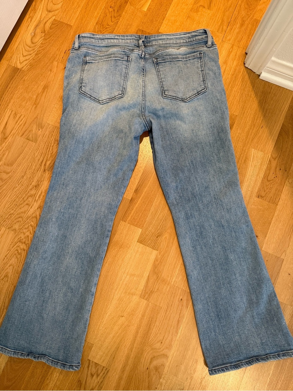 Light Wash Straight Leg Jeans - Picture 9 of 10